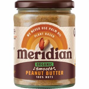 Meridian Peanut Butter Smooth Organic (Arašídový krém jemný BIO) 470g
