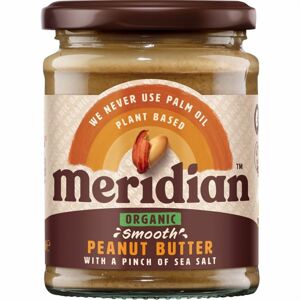 Meridian Peanut Butter Smooth with Sea Salt Organic (Arašídový krém jemný s mořskou solí BIO) 280g