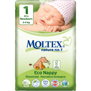 Moltex nature Plenky no.1 Newborn 2-4 kg 22ks