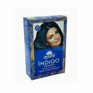 Ayumi Prášek Indigo - barva na vlasy modročerná 100g
