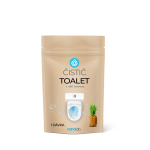 Přírodní čistič TOALET s vůní Ananas Nanolab 3 dávky