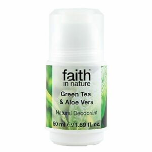 Faith in Nature Přírodní kuličkový deodorant pro ženy - Green Tea 50 ml