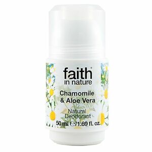 Přírodní kuličkový deodorant pro ženy - heřmánek Faith in Nature 50 ml