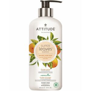 Přírodní mýdlo na ruce s detoxikačním účinkem Pomerančové listy Attitude Super leaves 473ml