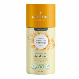 Attitude Přírodní tuhý deodorant - pro citlivou a atopickou pokožku - bez vůně a s arganovým olejem 85 g