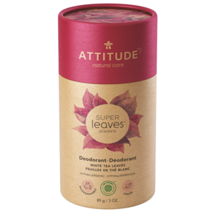 Přírodní tuhý deodorant Super leaves Listy bílého čaje Attitude 85g