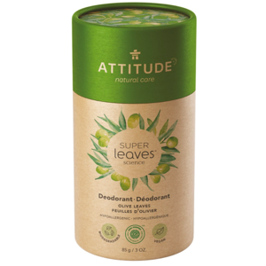 Přírodní tuhý deodorant Super leaves Olivové listy Attitude 85g