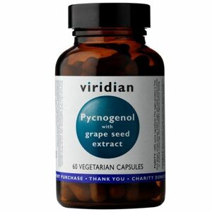 Viridian Pycnogenol with Grape Seed Extract (Pycnogenol® s extraktem z hroznových semen) 60 kapslí
