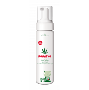 Robátko mycí pěna sensitiv Cannaderm 200 ml