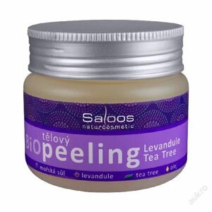 Saloos Bio tělový peeling LEVANDULE - TEA TREE 140ml