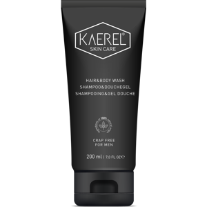 KAEREL Šampon a sprchový gel pro muže 2v1 CRAP FREE 200 ml VEG