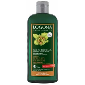 Logona Šampon oživující pro hnědo-černé a barvené vlasy Ořech 250ml