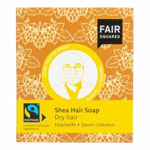 Šampon tuhý na mytí vlasů – karité pro suché vlasy Fair Squared 2x80 g