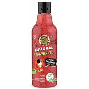Planeta Organica SKIN SUPER GOOD Přírodní sprchový gel - Organická guarana a bazalková semínka 250 ml
