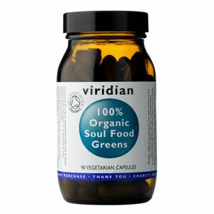 Viridian Soul Food Greens Organic (Směs zelených superpotravin) 90 kapslí