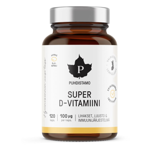 Puhdistamo Super Vitamin D 4000iu 120 kapslí