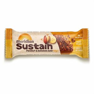 Meridian Sustain Bar peanut & banana (Arašídovo-banánová tyčinka) 40g