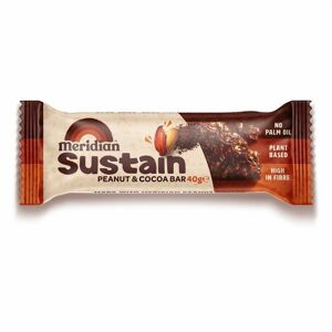 Meridian Sustain Bar peanut & cocoa (Arašídovo-kakaová tyčinka) 40g