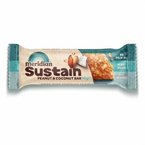 Meridian Sustain Bar peanut & coconut (Arašídovo-kokosová tyčinka) 40g