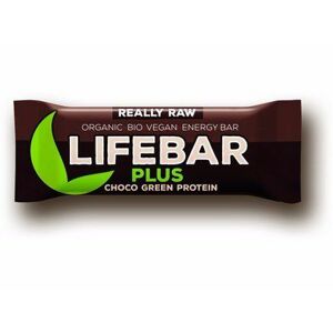 Lifebar PLUS čokoláda a konopný protein BIO 47g