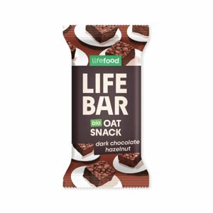 Tyčinka Lifebar Oat snack s lískovými oříšky a čokoládou BIO LIFEFOOD 40g