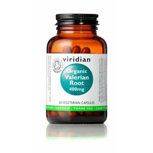 Viridian Valerian Root 400mg Organic 60 kapslí