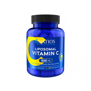 Natios Vitamin C Liposomální, 500 mg 60 veganských kapslí