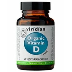 Viridian Vitamin D Organic 60 kapslí