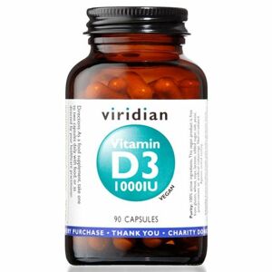 Viridian Vitamin D3 1000iu 90 kapslí