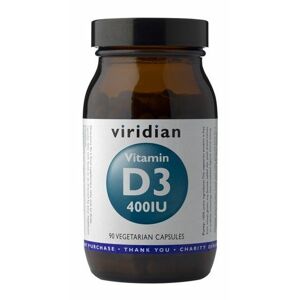 Viridian Vitamin D3 400iu 90 kapslí