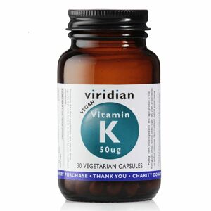 Viridian Vitamin K 50ug 30 kapslí