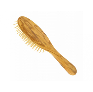 Förster´s vlasový kartáč z olivového dřeva se špičatými dřevěnými ostny velký