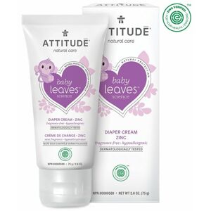Zinkový krém na opruzeniny bez vůně Attitude Baby leaves 75ml