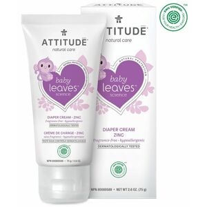 Zinkový krém na opruzeniny bez vůně Attitude Baby leaves 75ml